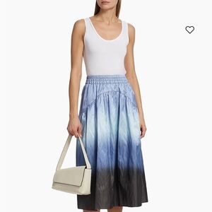 Vince Dip Dyed Smocked Maxi Skirt